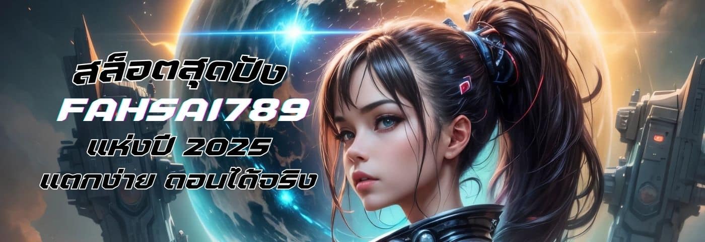 FAHSAI789 สล็อตสุดปังแห่งปี 2025 แตกง่าย ถอนได้จริง ไม่มีโกง